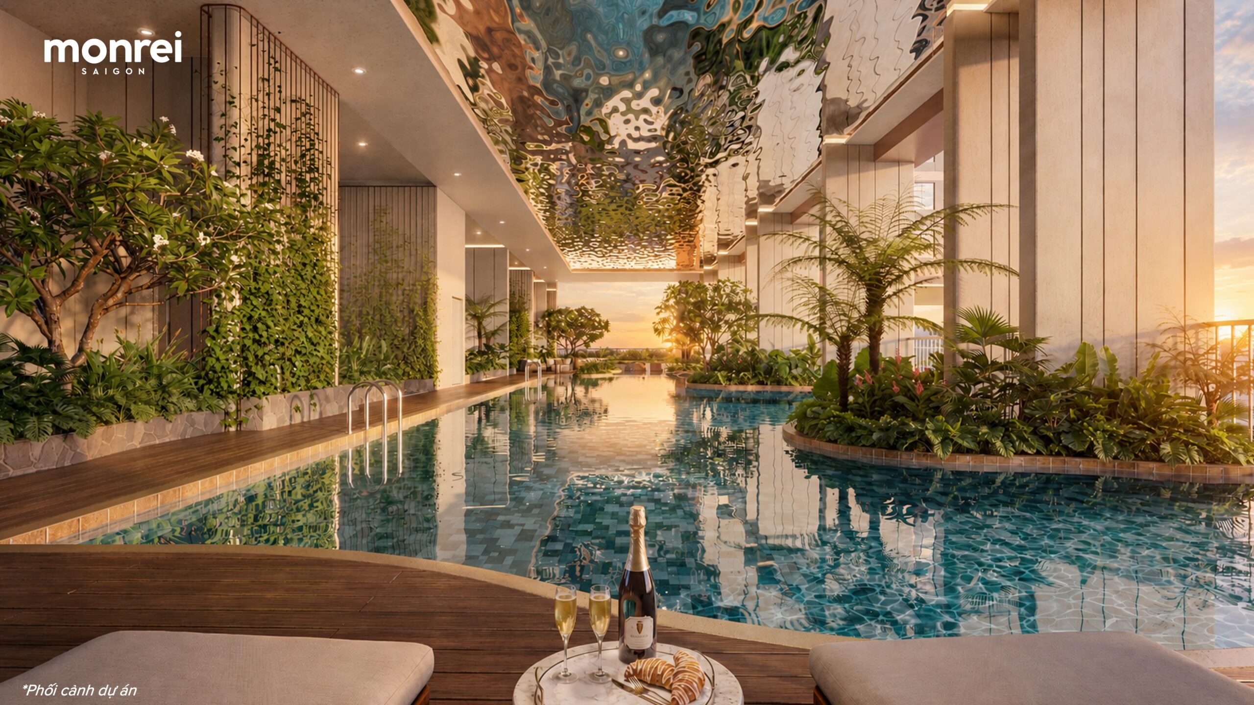 Hồ bơi monrei saigon